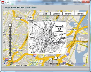 Google Maps for Flash on AIR (GroundOverlaySimple).png